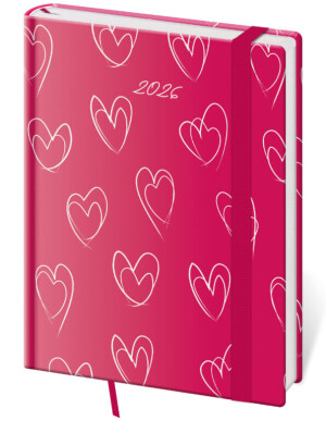 Weekly diary B6 Vario with elastic band - Reklamnepredmety
