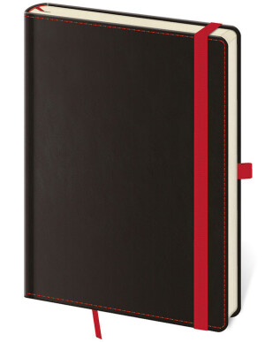 Notebook Double Blue L dot grid - Reklamnepredmety