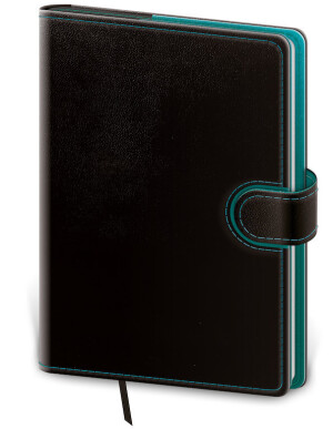 Notebook Flip L dot grid grey/grey - Reklamnepredmety