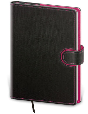 Notebook Flip L dot grid grey/grey - Reklamnepredmety