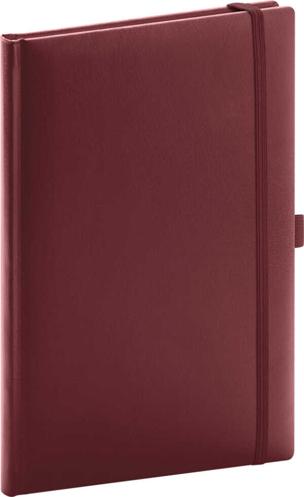 NOTIQUE Notes Balacron, burgundy, dotted, 15 x 21 cm