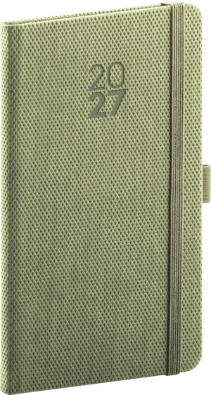 Pocket diary Diamante 2027, 9 x 15.5 cm - Reklamnepredmety