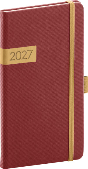 Pocket diary Twill 2027, 9 x 15.5 cm - Reklamnepredmety