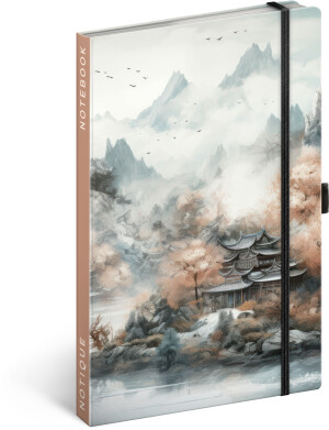 NOTIQUE Notes Japonsko, linajkovaný, 13 x 21 cm - Reklamnepredmety