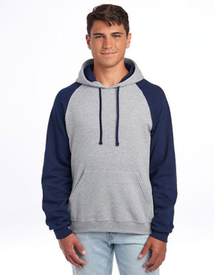 Nublend® Colour-Block Raglan Hooded Sweatshirt - Reklamnepredmety