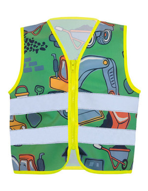 Children´s Safety Vest Action Working Heroes CO² Neutral - Reklamnepredmety