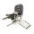 Key ring with phone holder made of RCS recy zinc alloy - p1916602-5 - variant 