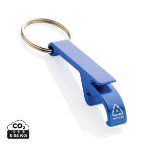 Keychain with opener from RCS recycled. aluminum - Reklamnepredmety