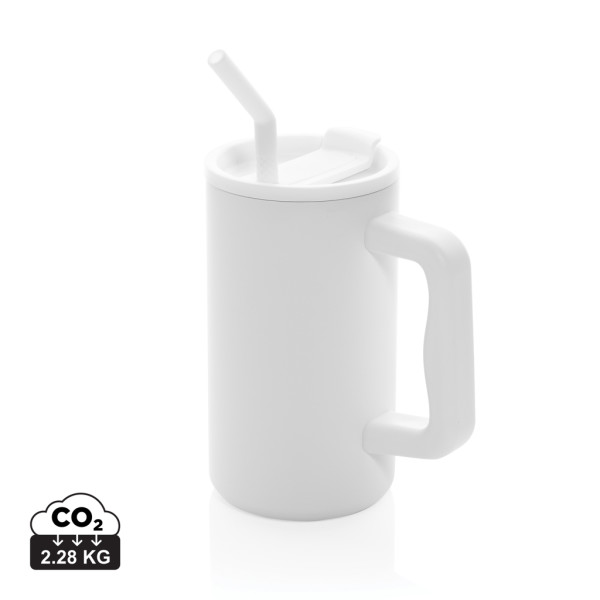 Cube 800ml mug made of recycled material. steel with RCS certification
