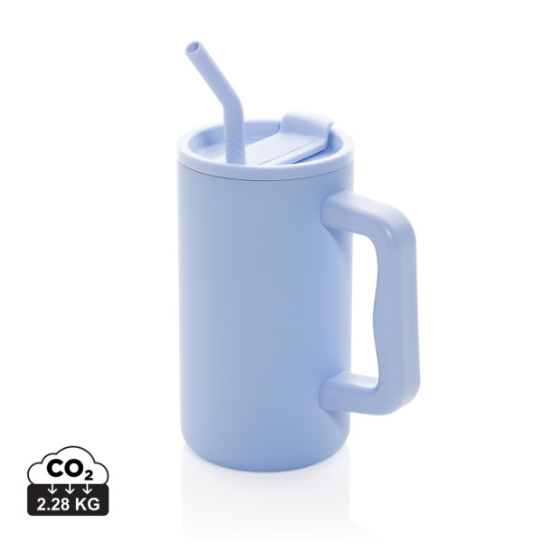 Cube 800ml mug made of recycled material. steel with RCS certification