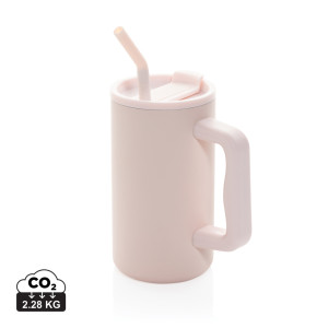 Cube 800ml mug made of recycled material. steel with RCS certification - Reklamnepredmety