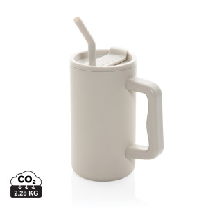 Cube 800ml mug made of recycled material. steel with RCS certification - Reklamnepredmety
