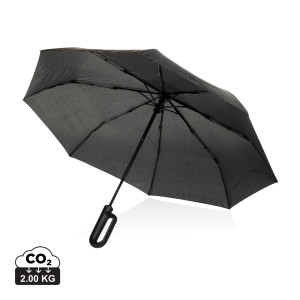 21" Yara Regenschirm mit Karabiner von RPET AWARE™ - Reklamnepredmety