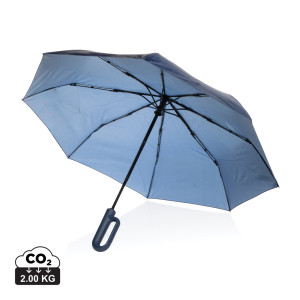 21" Yara Regenschirm mit Karabiner von RPET AWARE™ - Reklamnepredmety
