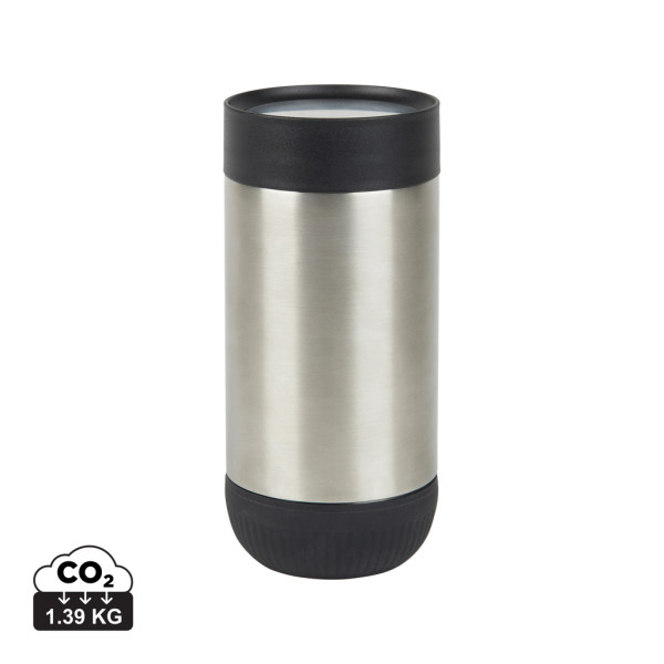 Push thermal mug VINGA Erie from RCS recycled. SS 350ml
