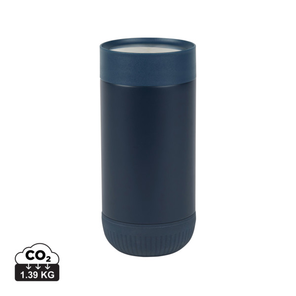 Push thermal mug VINGA Erie from RCS recycled. SS 350ml
