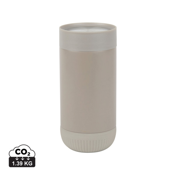 Push thermal mug VINGA Erie from RCS recycled. SS 350ml