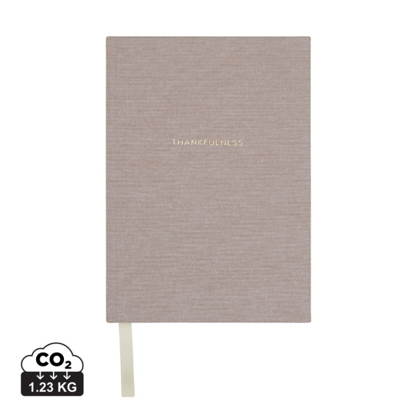 VINGA Thankfulness diary notebook from GRS recycled paper