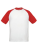 BCTU020 T-Shirt Base-Ball - BCTU020_White_Red - variant Ls 1000027249
