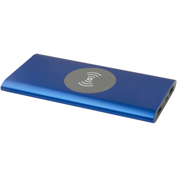 Juice 8000mAh wireless powerbank type C made of recycled aluminum