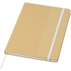 Nelida notebook made of recycled cardboard in A5 format with a hard cover - Reklamnepredmety