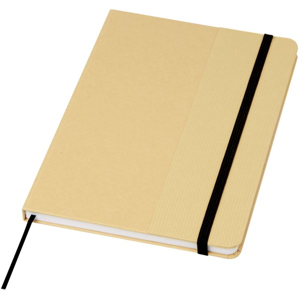 Nelida notebook made of recycled cardboard in A5 format with a hard cover
