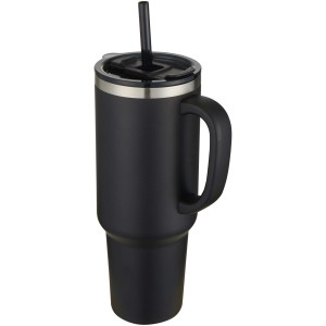Sydney 1200 ml double wall RCS certified copper vacuum insulated tumbler with straw - Reklamnepredmety