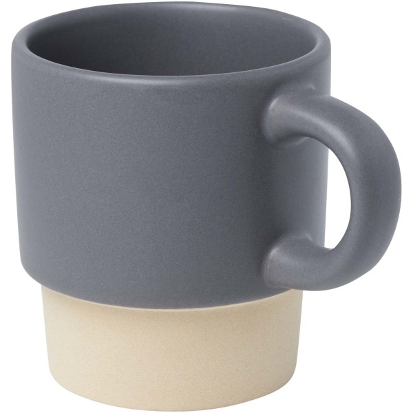 Olympia 130ml stackable espresso cup with ceramic bottom