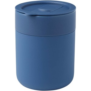 Java 330 ml ceramic tumbler with silicone wrap and plastic lid - Reklamnepredmety