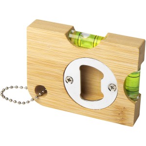 Levo bamboo bottle opener with level - Reklamnepredmety