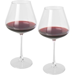 Rosso 2-piece wine glass set - Reklamnepredmety