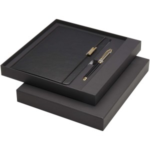 Legato A5 notebook and rollerball pen set (blue ink) - Reklamnepredmety
