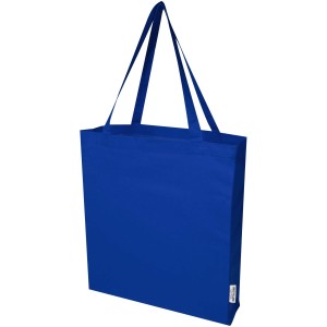Madras 140 g/m² GRS recycled cotton gusset tote bag - Reklamnepredmety