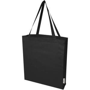 Madras 140 g/m² GRS recycled cotton gusset tote bag - Reklamnepredmety