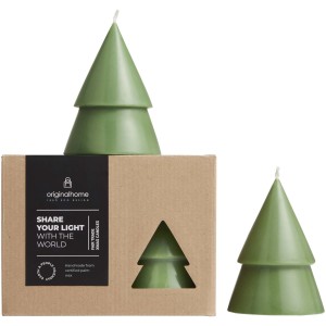 Originalhome candle in the shape of a Christmas tree with matcha scent - medium - Reklamnepredmety