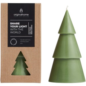Originalhome candle in the shape of a Christmas tree with the scent of matcha - large - Reklamnepredmety