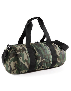 BG173 Camo Barrel Bag