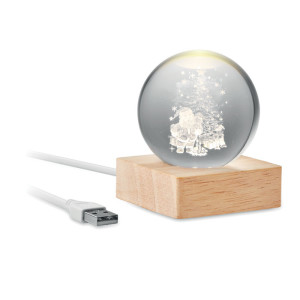 SANTA LIGHT crystal luminous ball - Reklamnepredmety