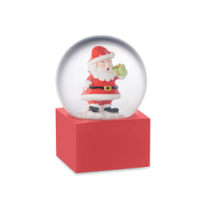 Christmas glass snow ball SANTO - Reklamnepredmety