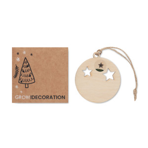 Wooden decoration ROSEED - Reklamnepredmety