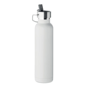 Double wall bottle in recycled stainless steel RIFLOW - Reklamnepredmety
