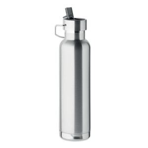 Double wall bottle in recycled stainless steel RIFLOW - Reklamnepredmety