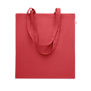 Recycled cotton shopping bag VIVEKA COLOUR - Reklamnepredmety