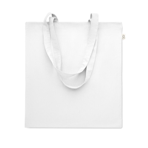 Recycled cotton shopping bag VIVEKA COLOUR