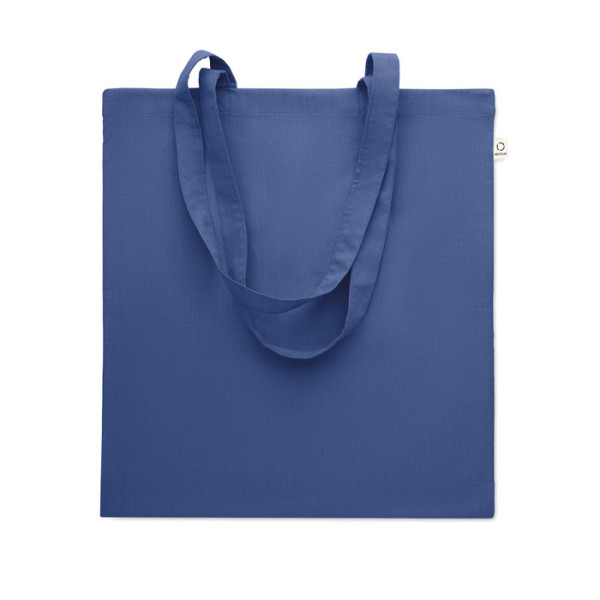 Recycled cotton shopping bag VIVEKA COLOUR