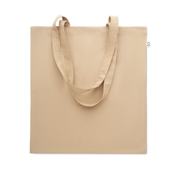 Recycled cotton shopping bag VIVEKA COLOUR