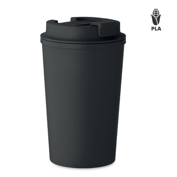 Double wall tumbler in 100% PLA corn BEIBAKU