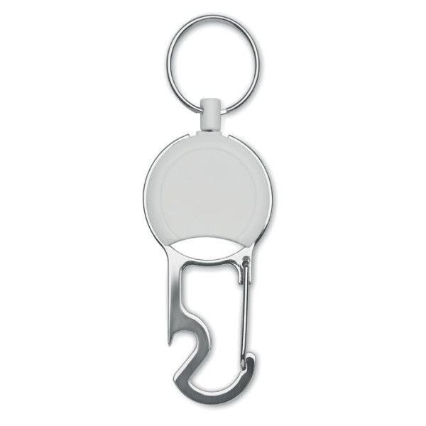 Badge holder with key ring PULRIC