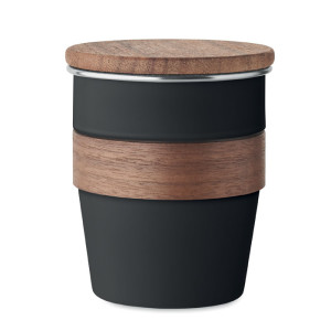 Single wall tumbler WALNUT - Reklamnepredmety