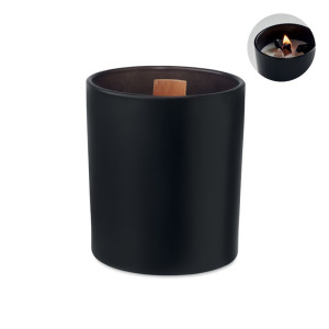 Vanilla fragranced plant based wax candle KIVAS - Reklamnepredmety